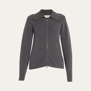 Officine Generale Zip-Up Sweater